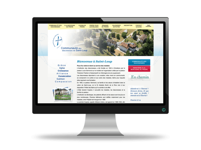 Site web Communauté de Saint-Loup