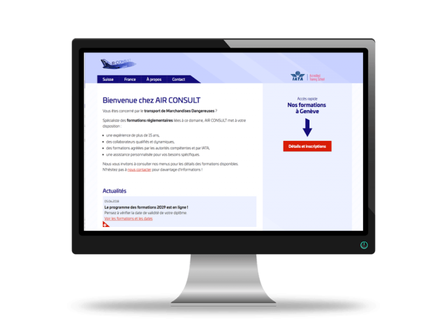 Site web de Air Consult